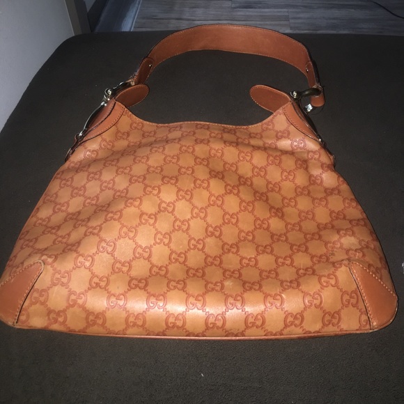 Gucci Handbags - Guccissima shoulder bag.  Gucci horse bit